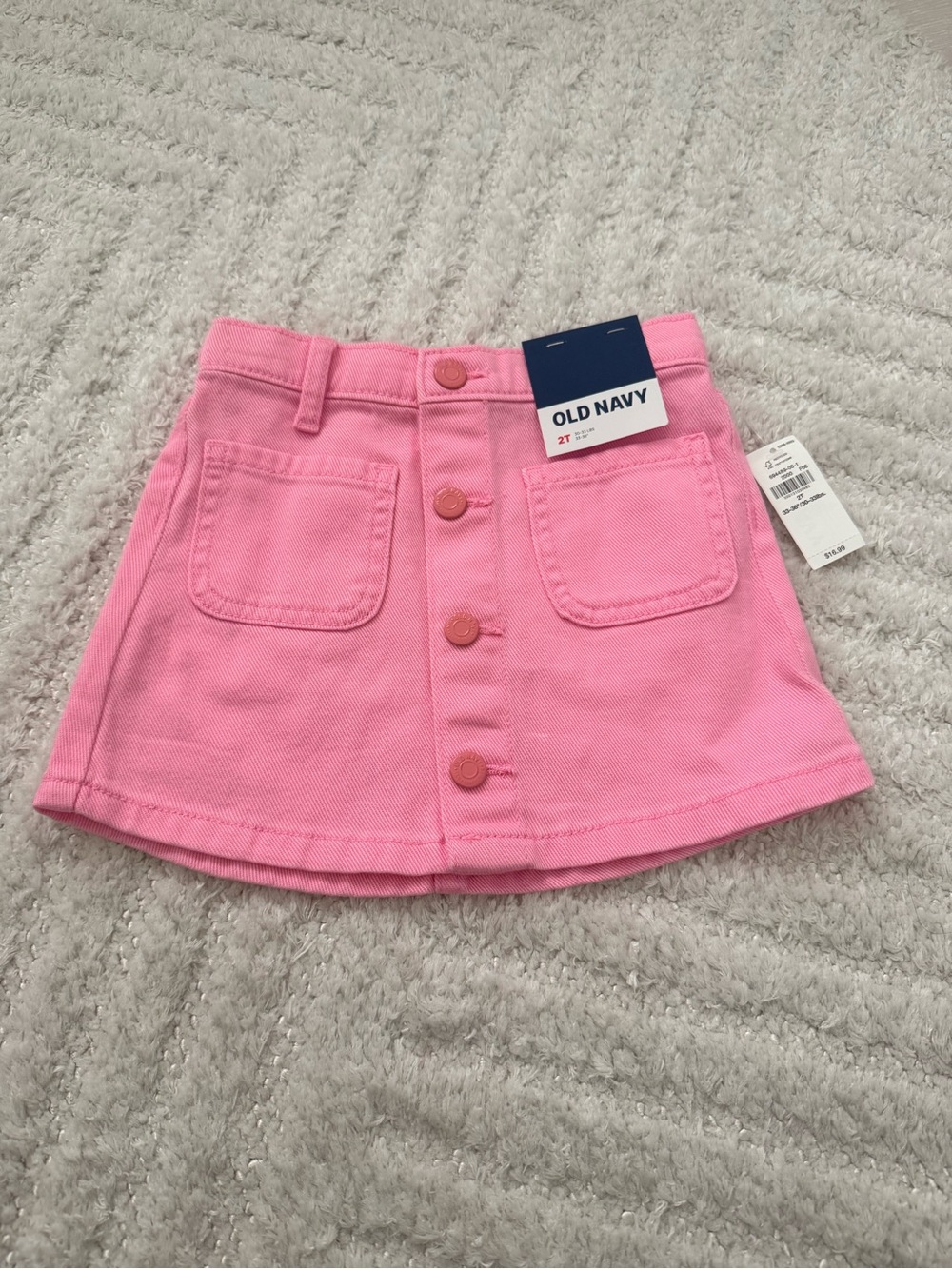 NWT - Old Navy Toddler Girl Pink Skirt - Size 2T